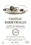 Provence-Barbeyrolles 1986